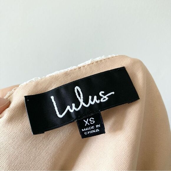 Lulus All of My‎ Heart White Lace Skater Dress XS - Picture 4 of 7